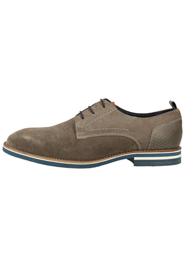 s.Oliver Halbschuhe Leder Grau - surf4shoes