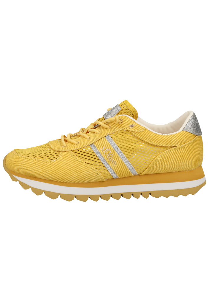 s.Oliver Sneaker Textil Gelb - surf4shoes
