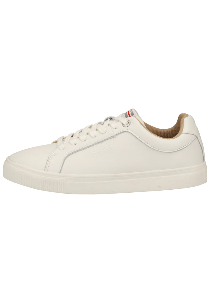 s.Oliver Sneaker Nubukleder Weiß - surf4shoes