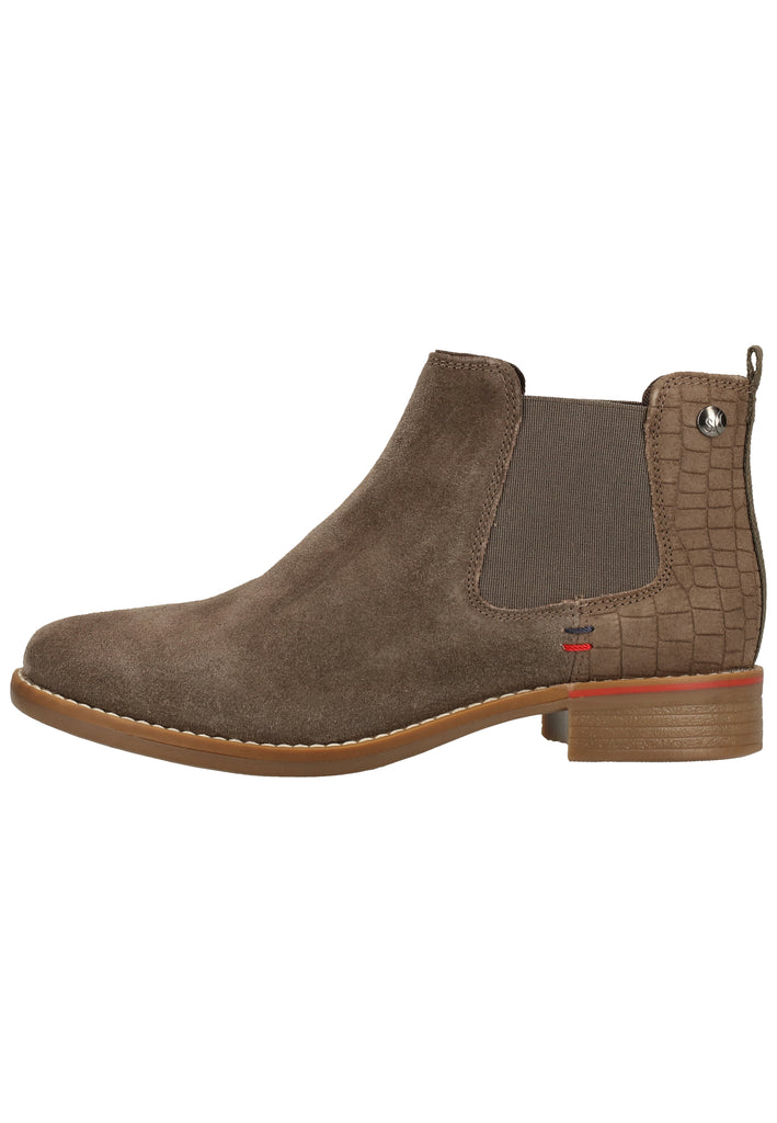 s.Oliver Stiefelette Leder Anthracite - surf4shoes