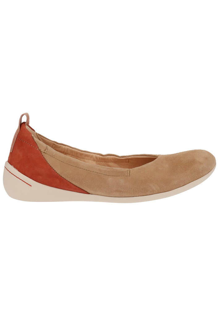 Think! Ballerinas Leder Nude - surf4shoes