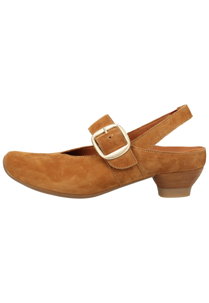Think! Pumps Leder Cognac - surf4shoes