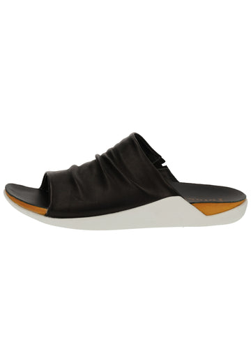 Think! Pantoletten Leder Schwarz - surf4shoes