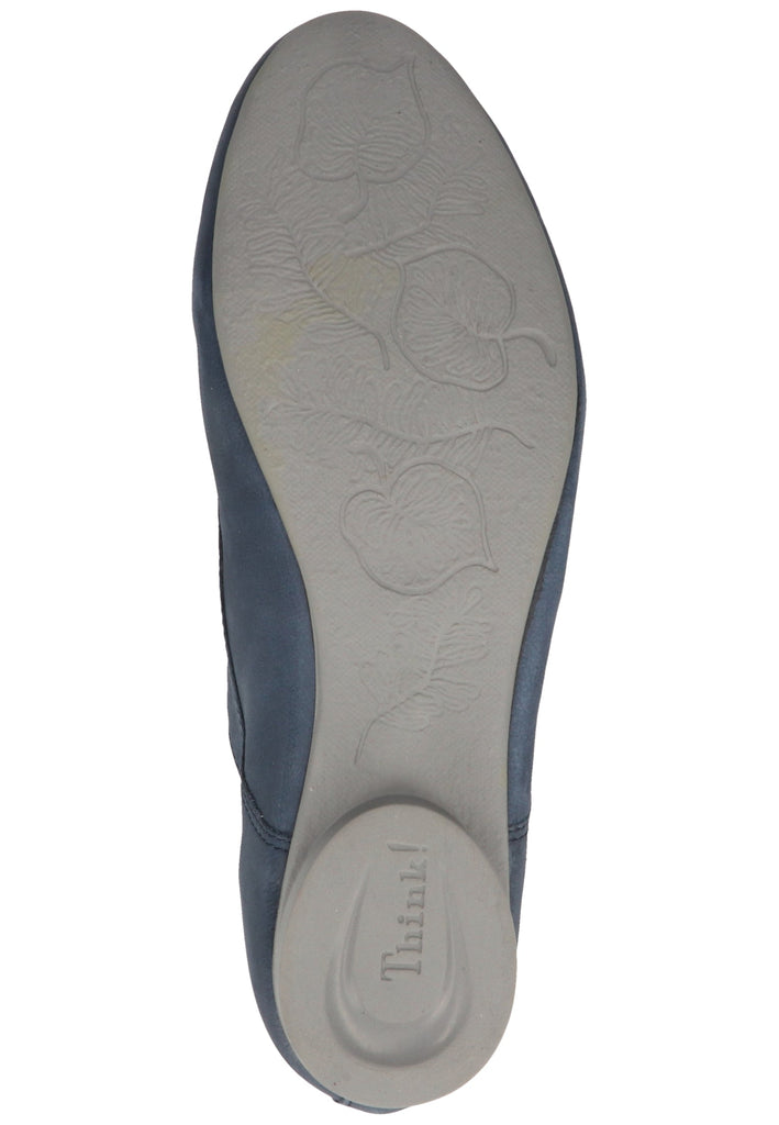 Think! Halbschuhe Leder Navy - surf4shoes
