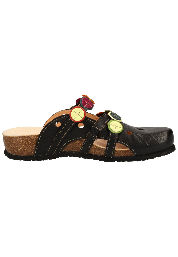 Think! Clogs Leder Multi - surf4shoes