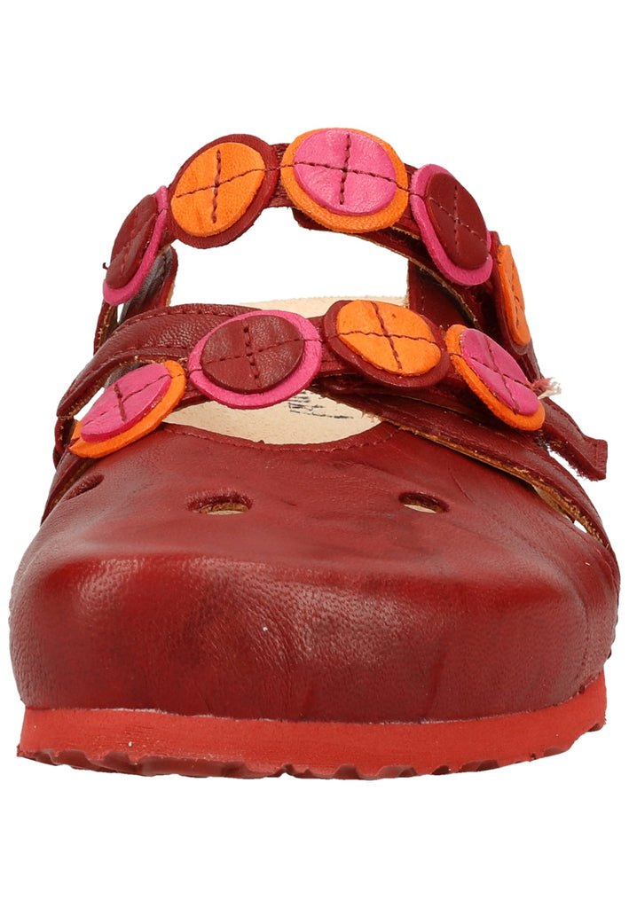 Think! Clogs Leder Cherry - surf4shoes