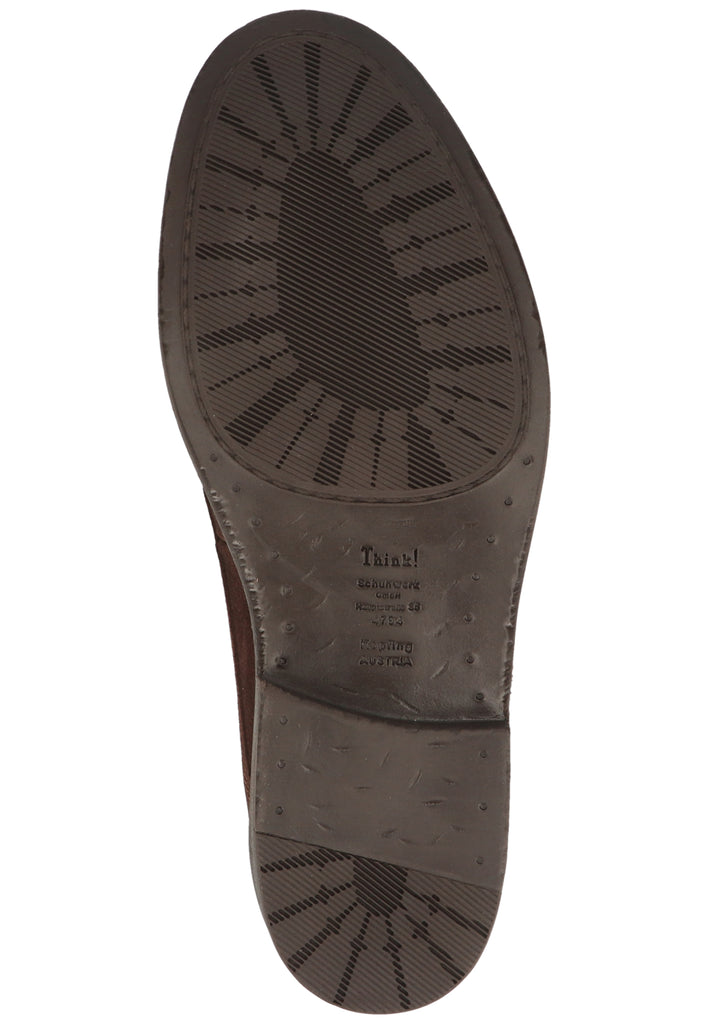 Think! Stiefelette Veloursleder/Textil Mocca - surf4shoes