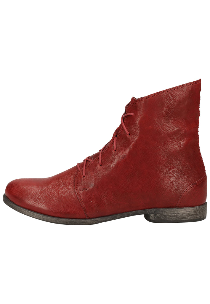 Think! Stiefelette Leder Rot - surf4shoes