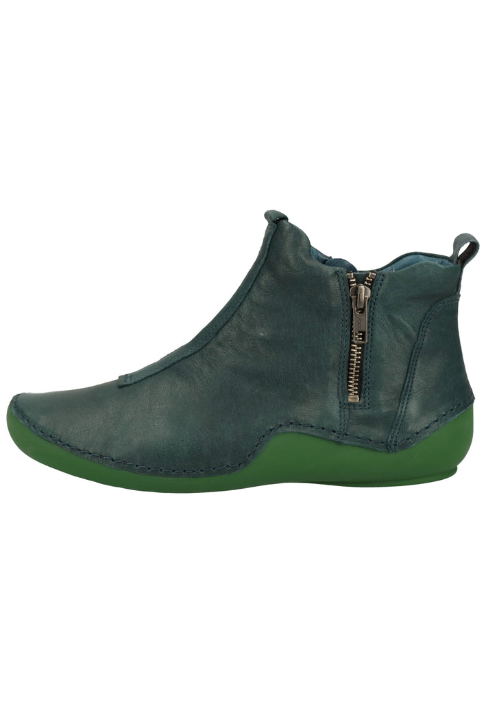 Think! Stiefelette Leder Grün - surf4shoes