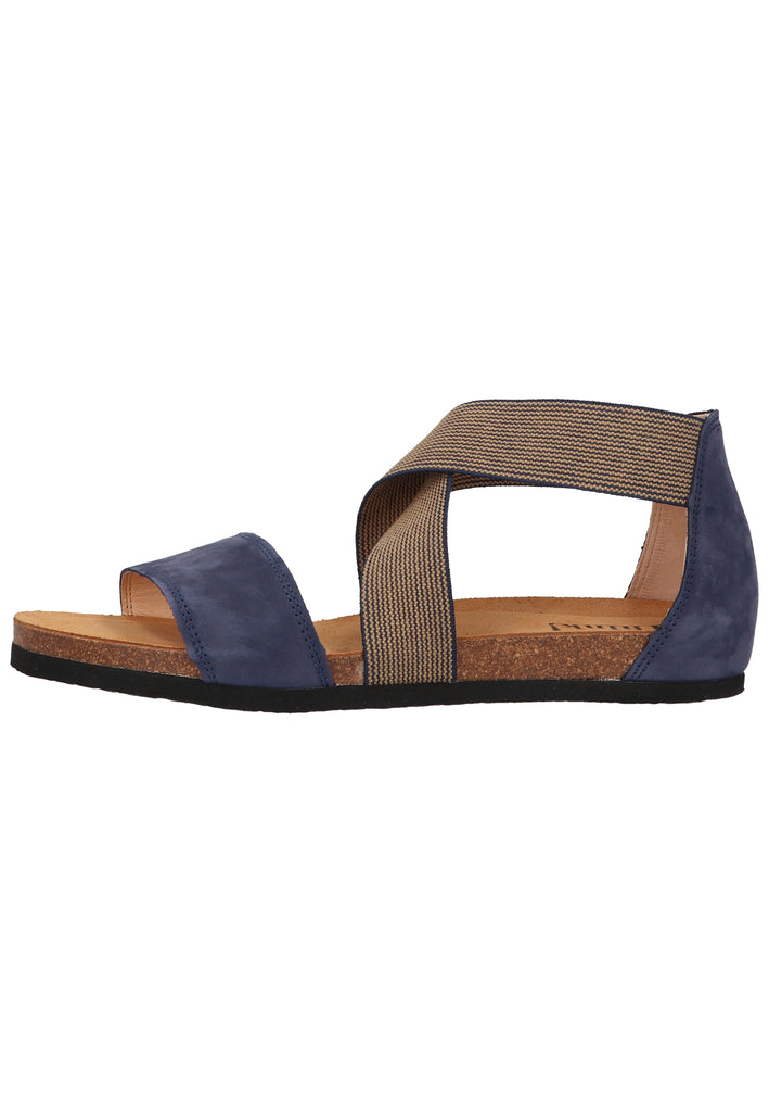 Think! Sandalen Leder/Textil Blau - surf4shoes