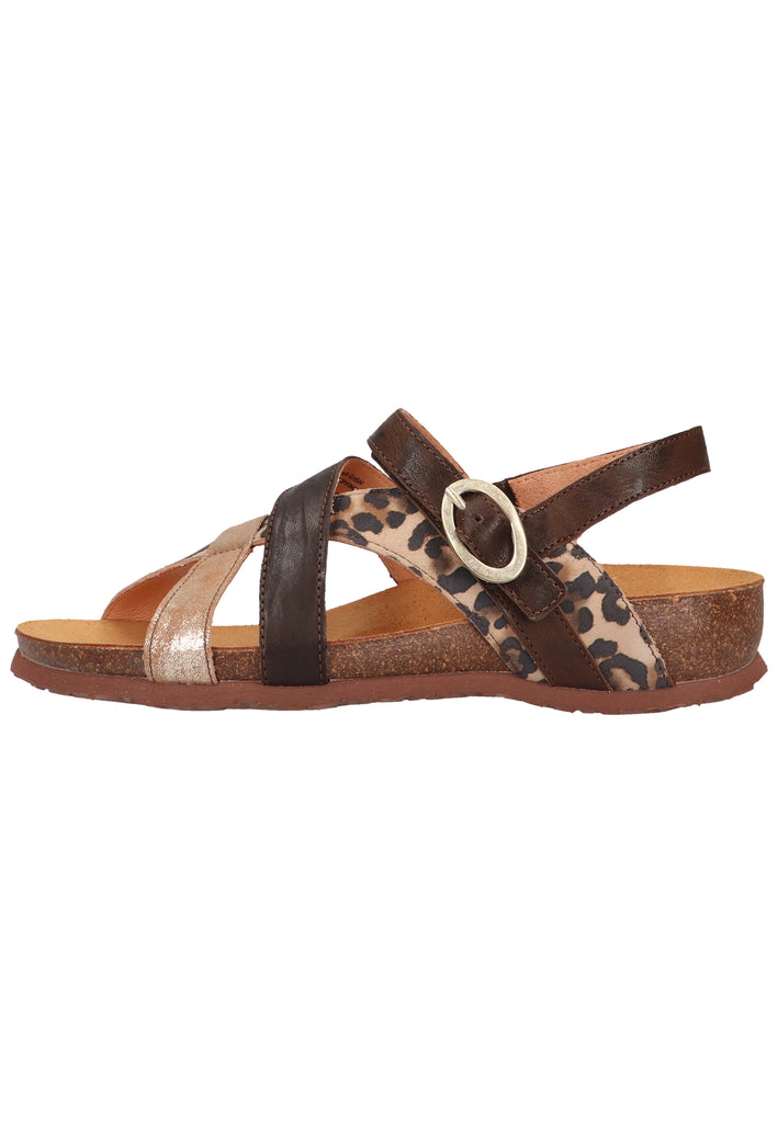 Think! Sandalen Glattleder Braun - surf4shoes