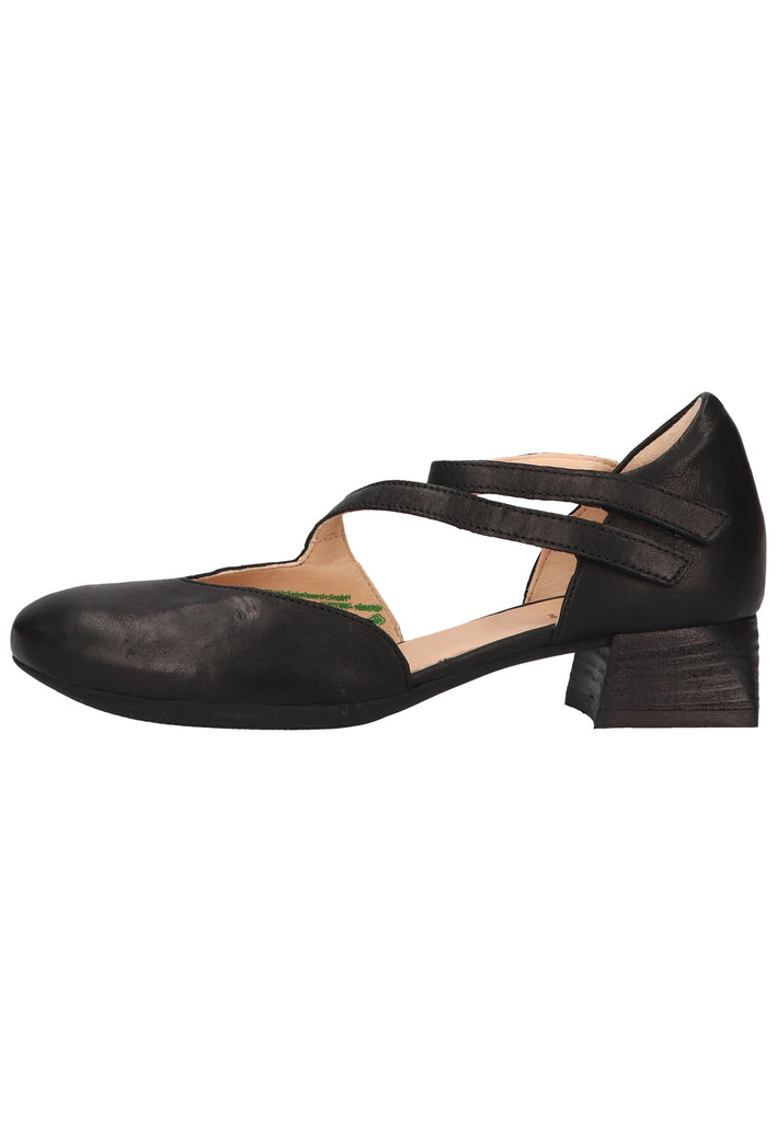Think! Pumps Glattleder Schwarz - surf4shoes