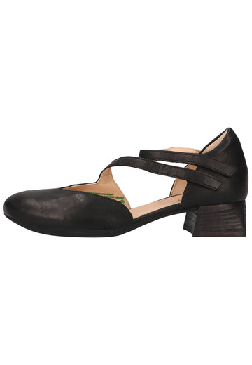 Think! Pumps Glattleder Schwarz - surf4shoes