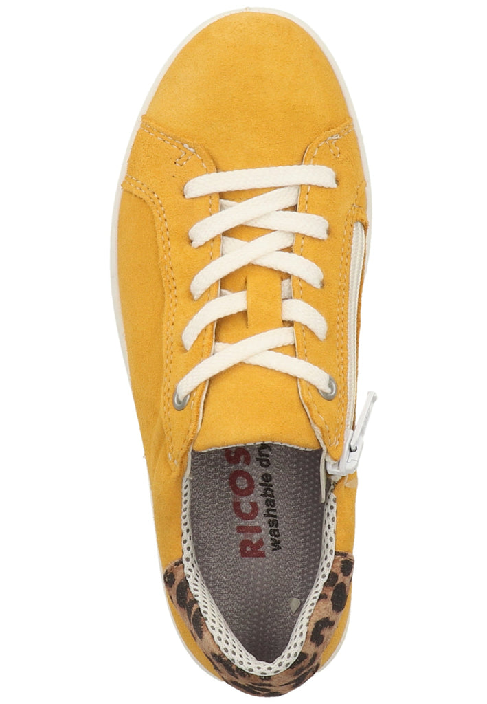 Ricosta Sneaker Veloursleder Gelb - surf4shoes