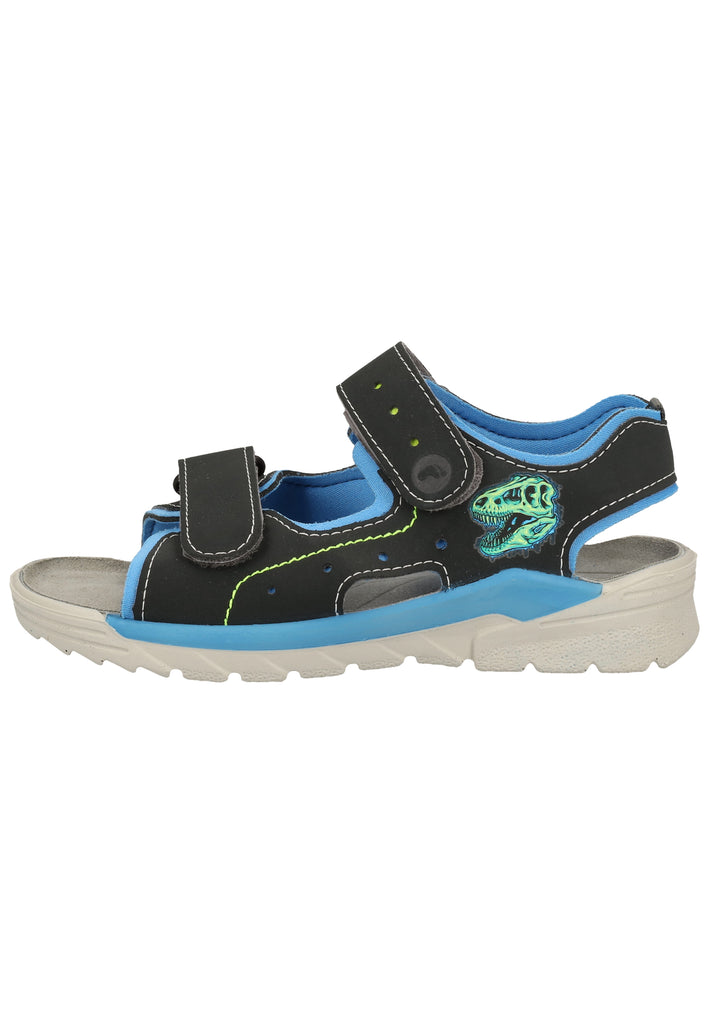 Ricosta Sandalen Lederimitat/Textil Grau - surf4shoes