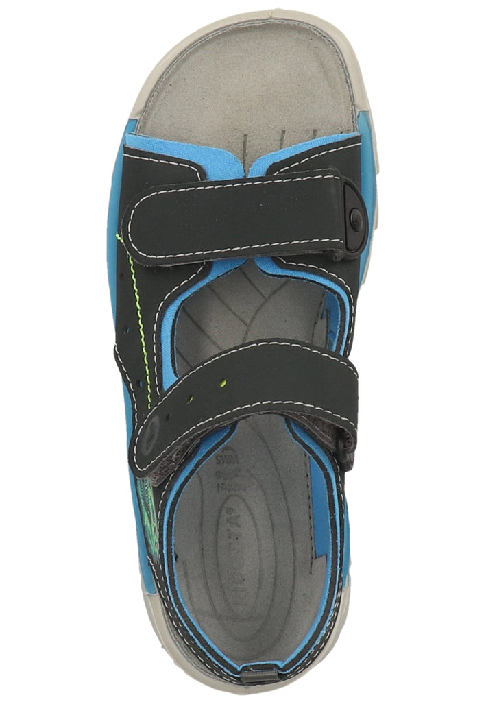 Ricosta Sandalen Lederimitat/Textil Grau - surf4shoes