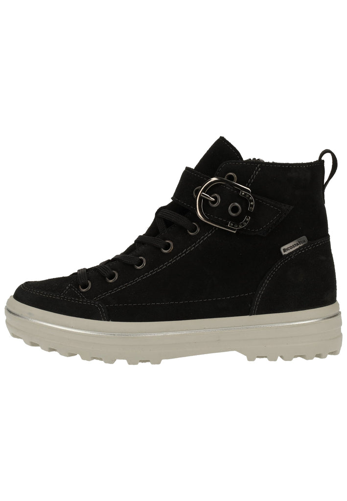 Ricosta Sneaker Leder Schwarz - surf4shoes