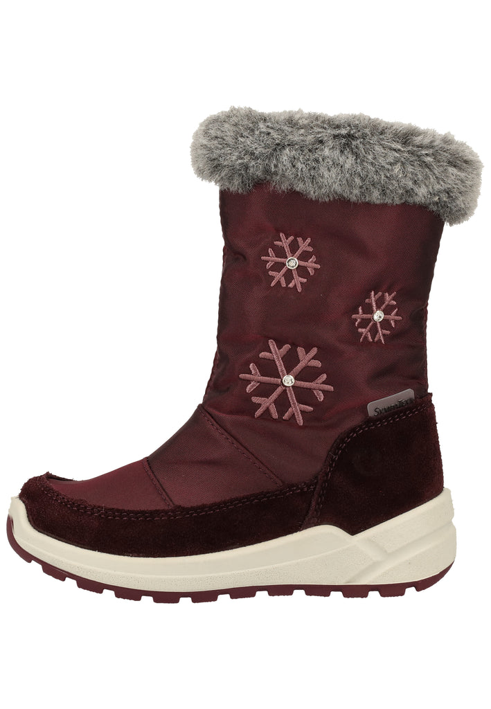 Ricosta Stiefel Leder/Textil Pflaume Warmfutter - surf4shoes
