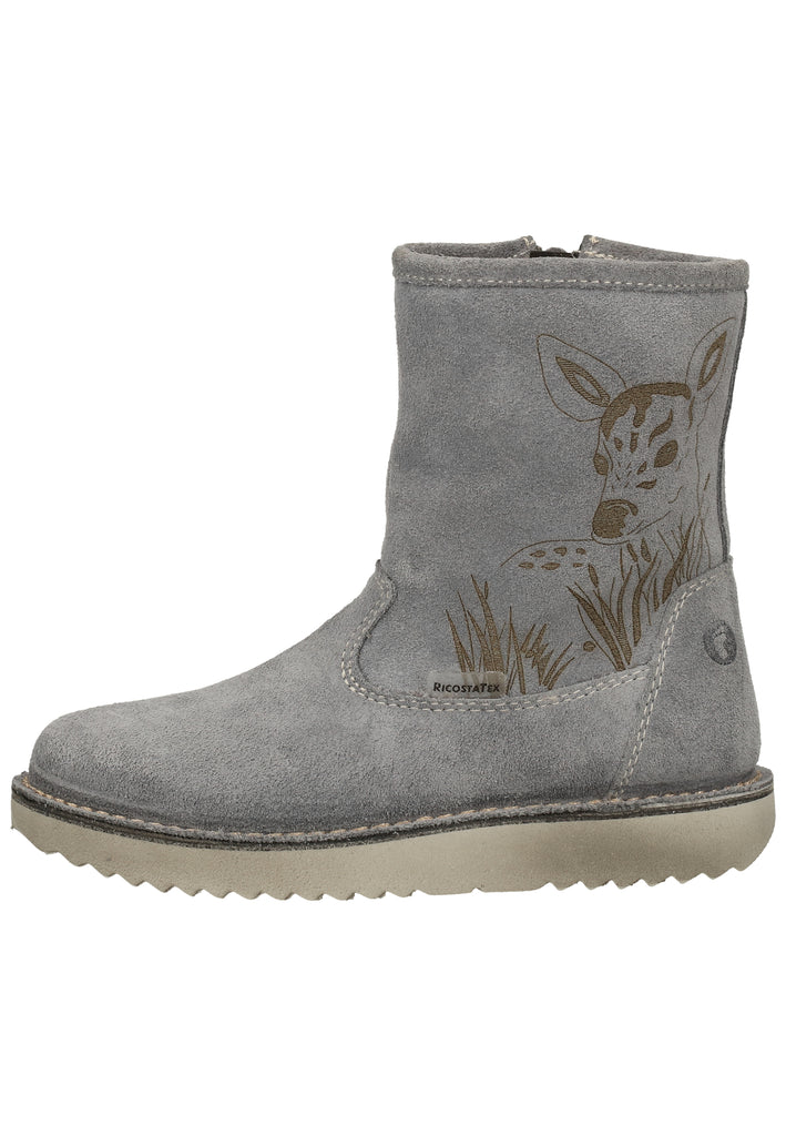 Ricosta Stiefel Leder Hellblau Warmfutter - surf4shoes