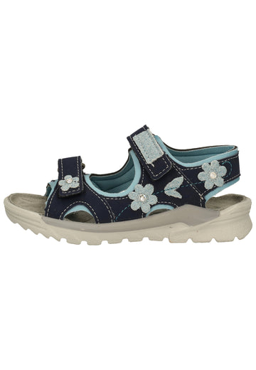 Ricosta Sandalen Lederimitat/Textil Blau - surf4shoes