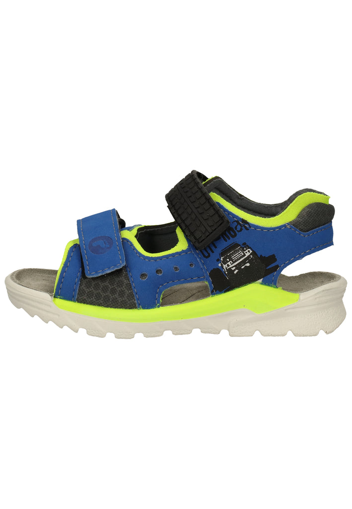 Ricosta Sandalen Synthetik/Textil Grau/Blau - surf4shoes