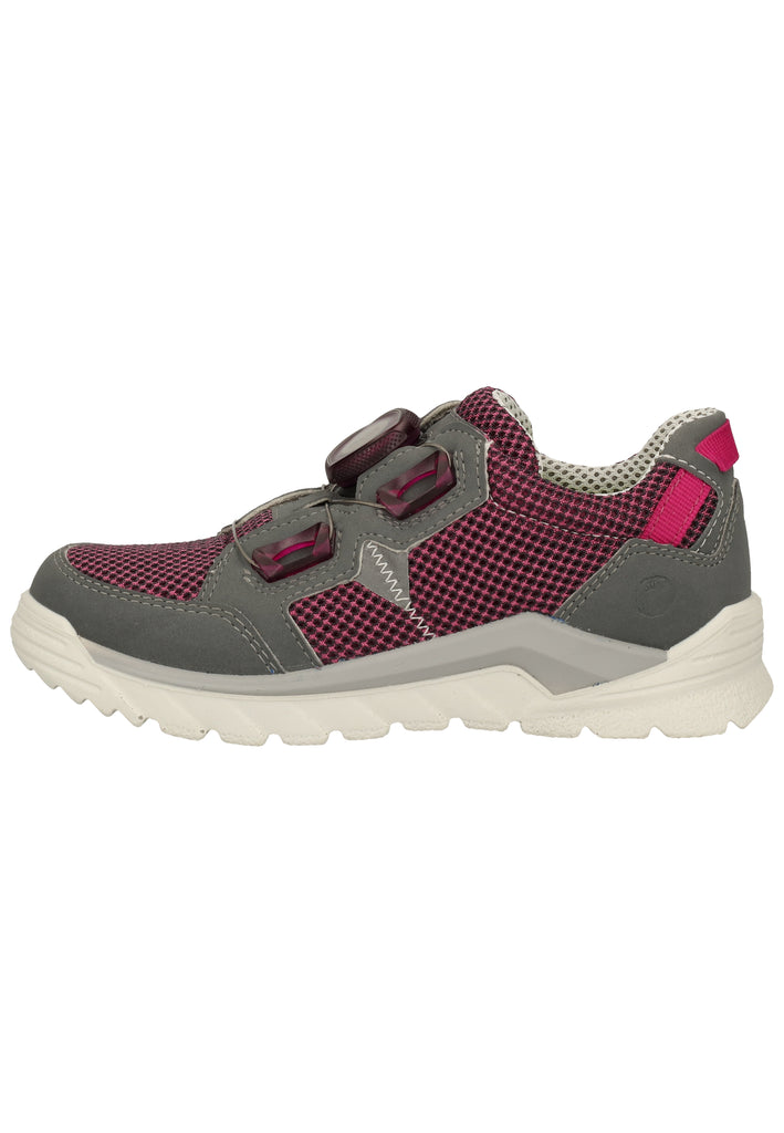 Ricosta Sneaker Lederimitat/Textil Grau/Violett - surf4shoes