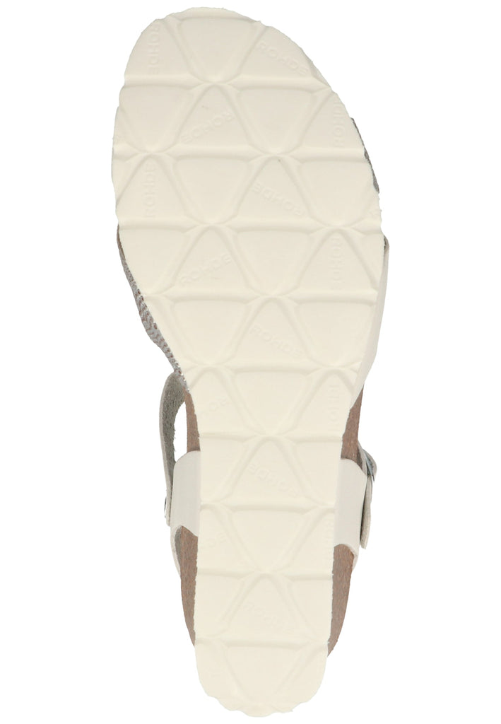 Rohde Sandalen Lederimitat Weiß - surf4shoes