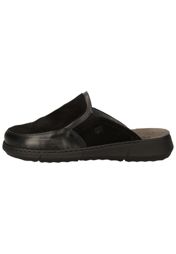 Rohde Clogs Nappaleder Schwarz - surf4shoes