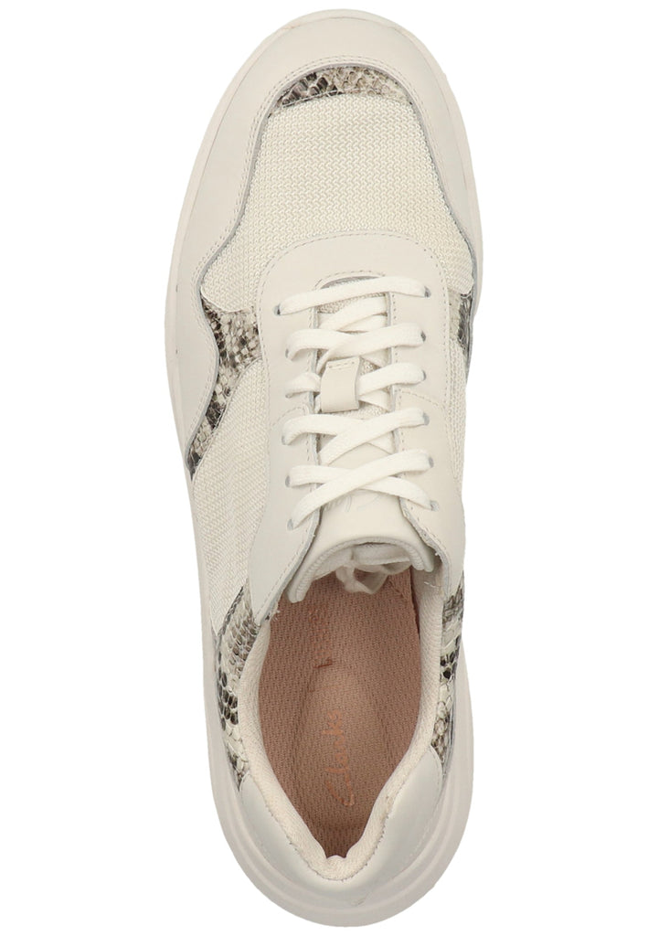 Clarks Sneaker Leder/Textil Grau - surf4shoes