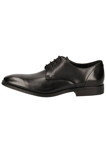 Clarks Businessschuhe Leder Schwarz - surf4shoes