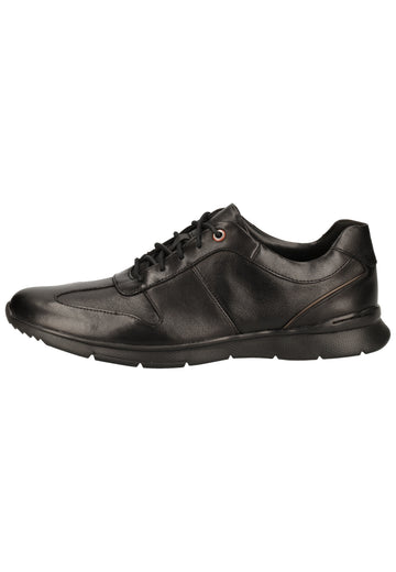 Clarks Halbschuhe Leder/Textil Schwarz - surf4shoes