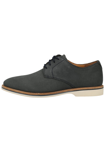 Clarks Businessschuhe Nubukleder Navy - surf4shoes