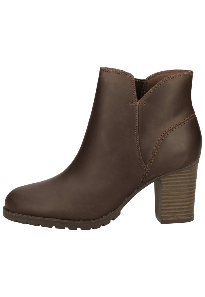 Clarks Stiefelette Leder Taupe - surf4shoes