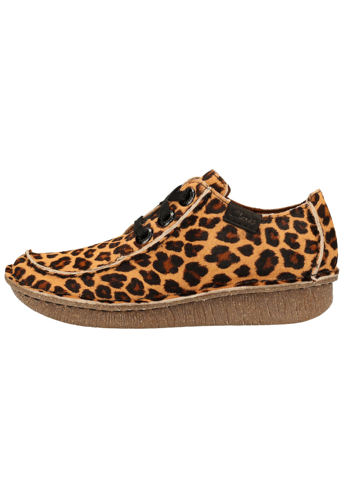 Clarks Halbschuhe Leder Leopard - surf4shoes