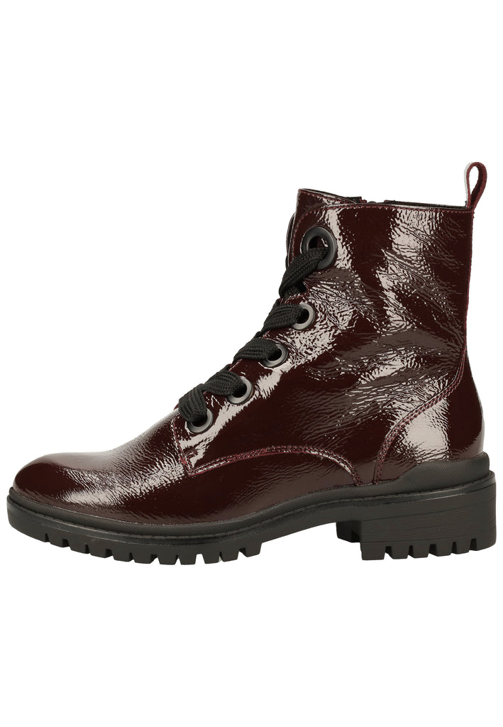 Caprice Stiefelette Leder Bordeaux - surf4shoes