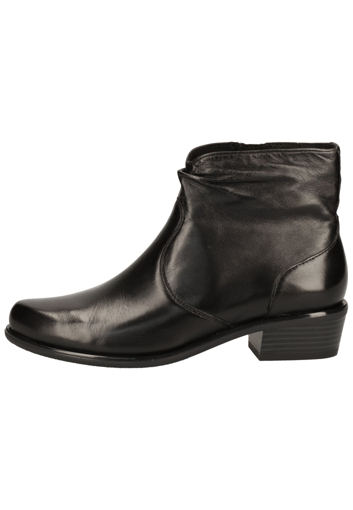 Caprice Stiefelette Leder Schwarz - surf4shoes
