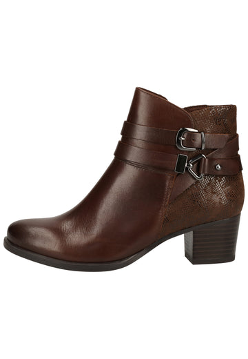 Caprice Stiefelette Leder Dunkelbraun - surf4shoes