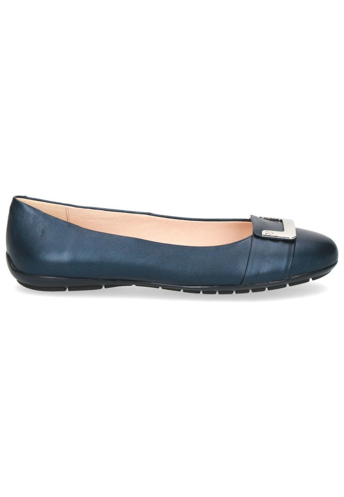 Caprice Ballerinas Glattleder Navy - surf4shoes