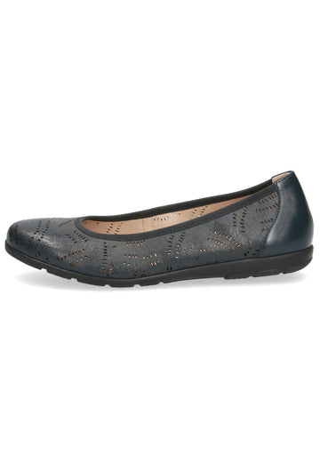 Caprice Ballerinas Nappaleder Ozean - surf4shoes
