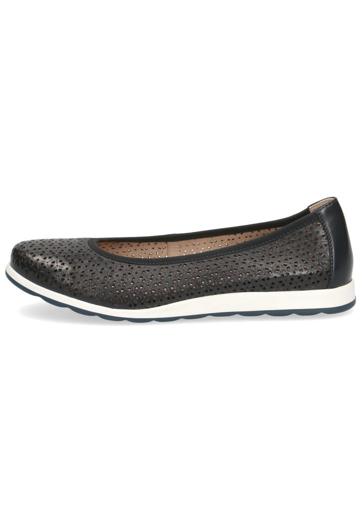 Caprice Ballerinas Nappaleder Ozean - surf4shoes