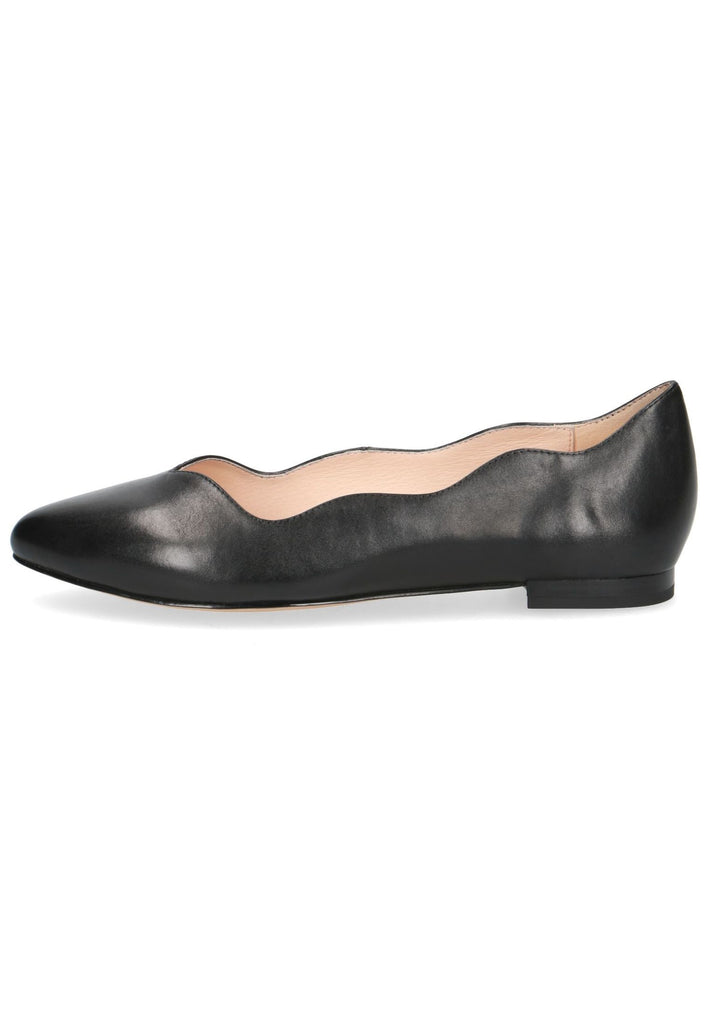 Caprice Ballerinas Nappaleder Schwarz - surf4shoes
