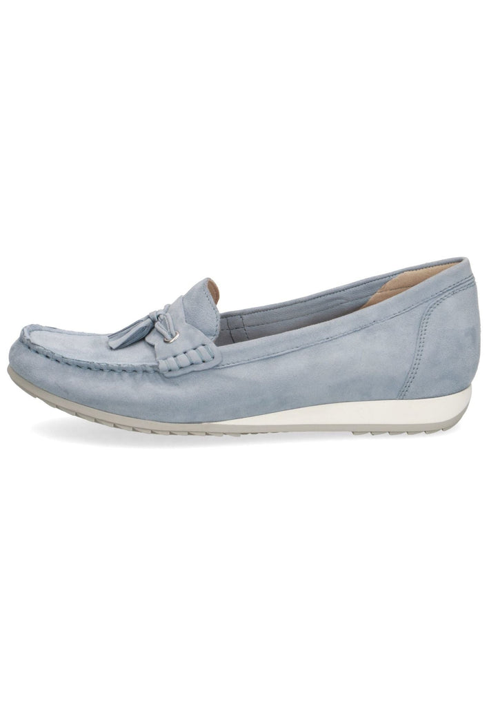 Caprice Slipper Veloursleder Denim - surf4shoes