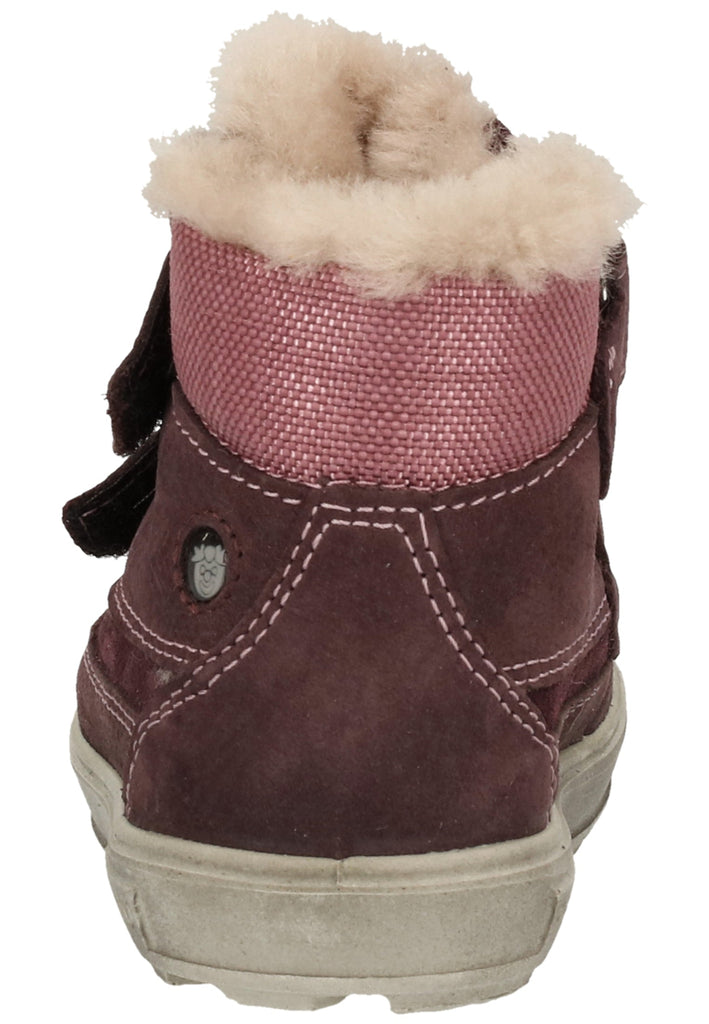 Pepino Stiefel Leder/Textil Pflaume Warmfutter - surf4shoes
