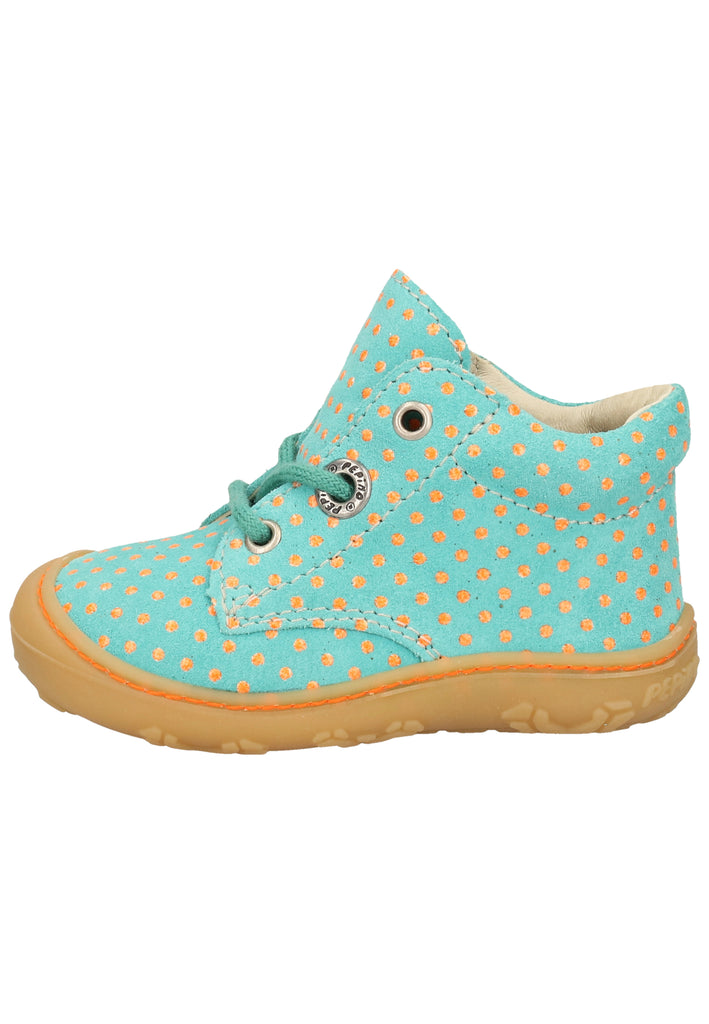 Pepino Halbschuhe Leder Blau/Gelb - surf4shoes