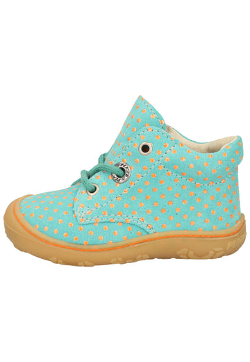 Pepino Halbschuhe Leder Blau/Gelb - surf4shoes