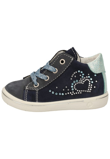 Pepino Halbschuhe Veloursleder Dunkelblau - surf4shoes