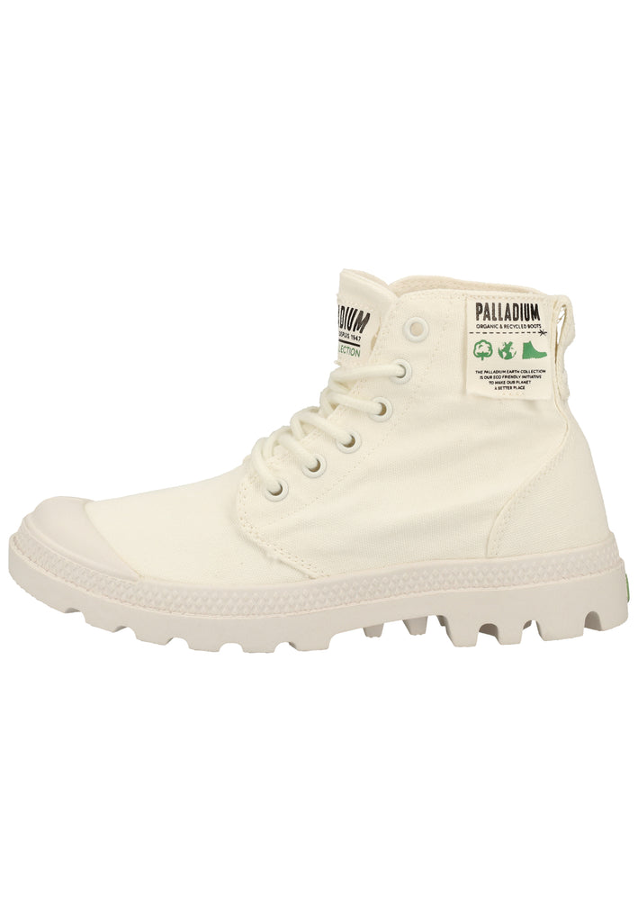Palladium Stiefelette Textil Weiß - surf4shoes