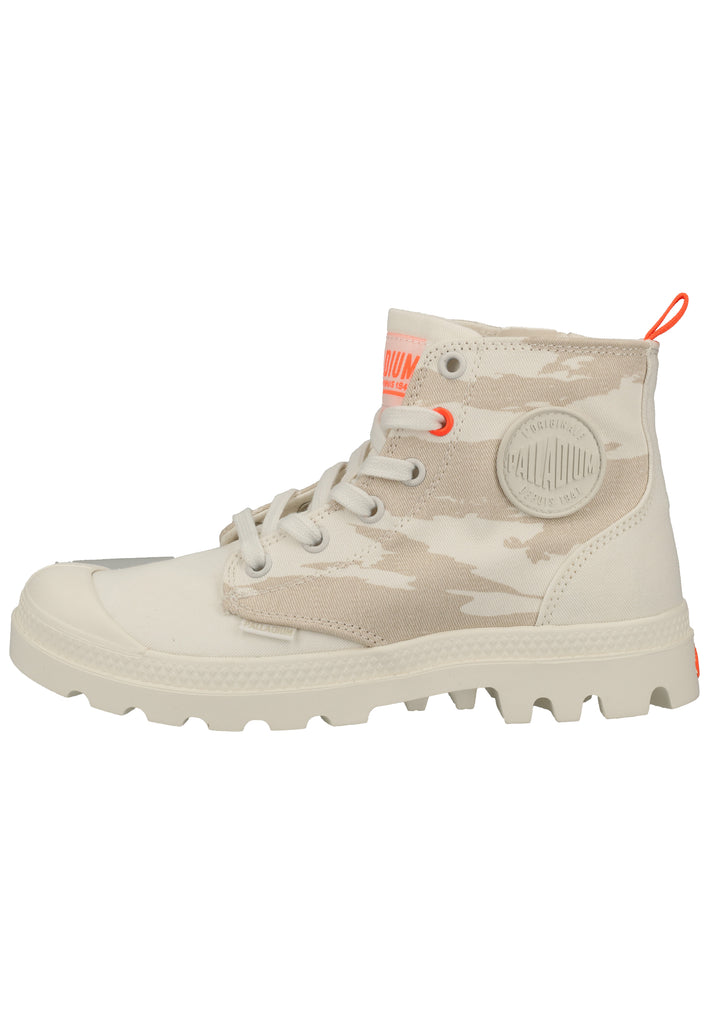 Palladium Stiefelette Textil Weiß - surf4shoes