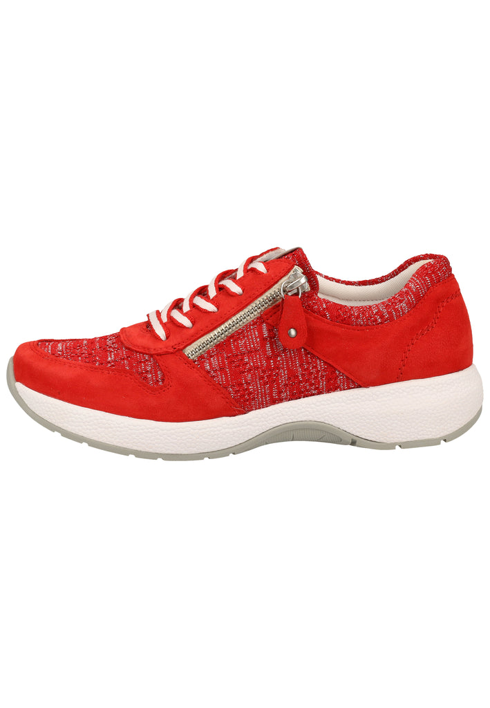 Remonte Sneaker Lederimitat Rot - surf4shoes