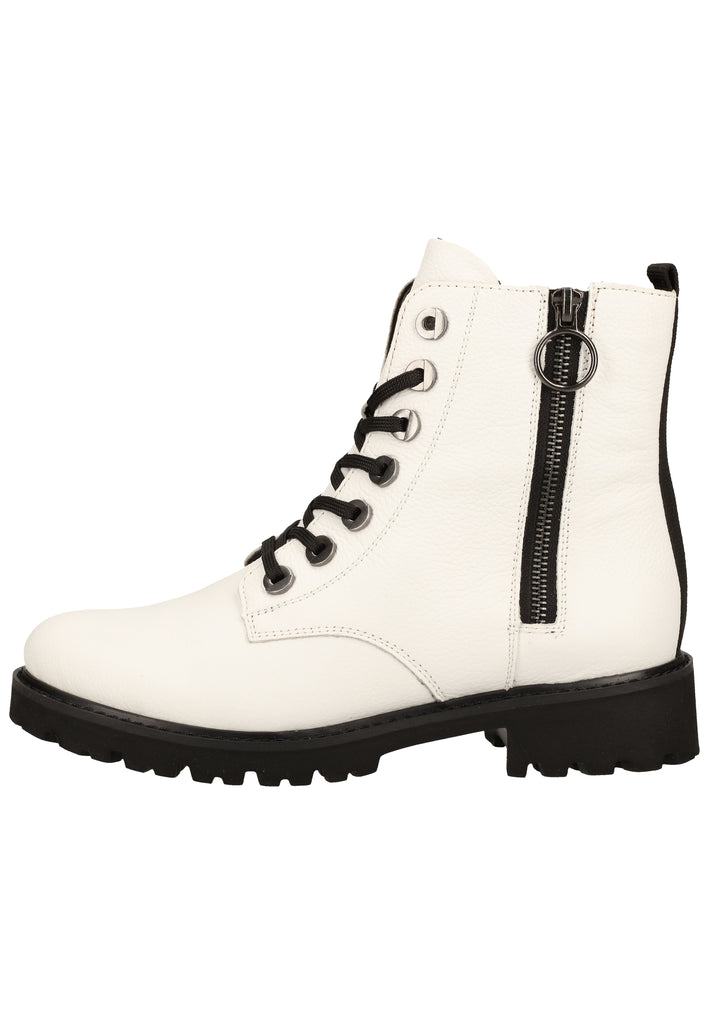 Remonte Stiefelette Glattleder Weiß Warmfutter - surf4shoes